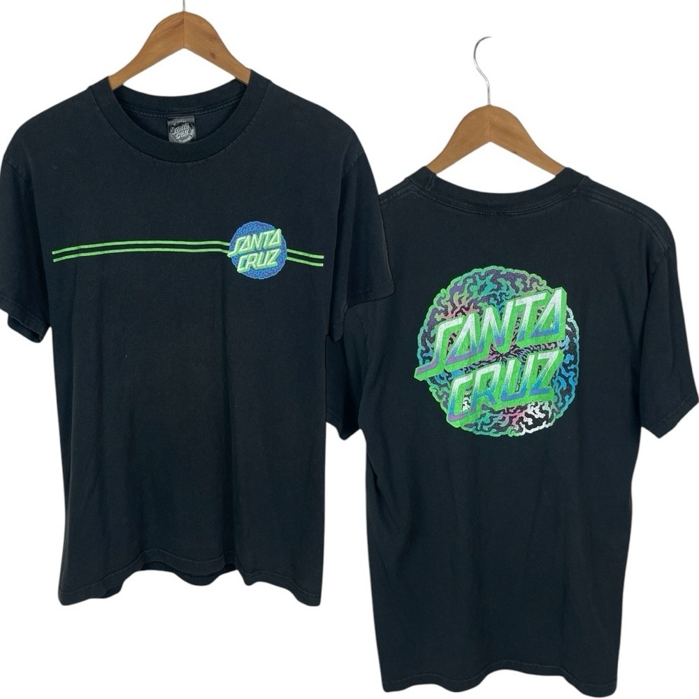 Ts281 Mens Vintage Santa Cruz Surfing Brand Logo T Shirt S